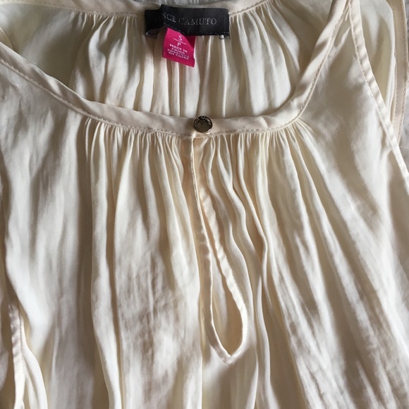- Vince Camuto Tanktop Rumpled Satin Antique… - Picture 2 of 5